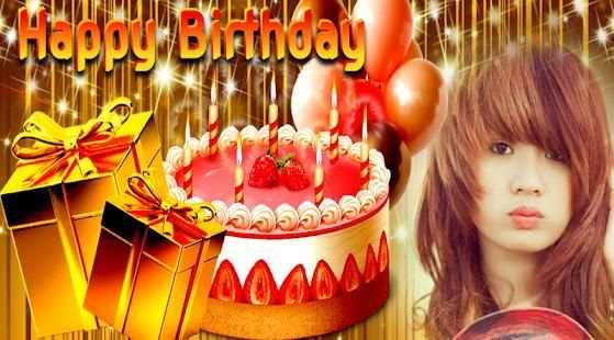 Happy Birthday Photo Frame स्क्रीनशॉट 2