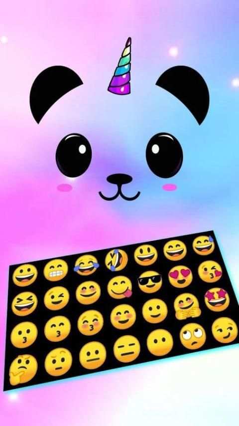 Tema Keyboard Panda Lucu screenshot 1