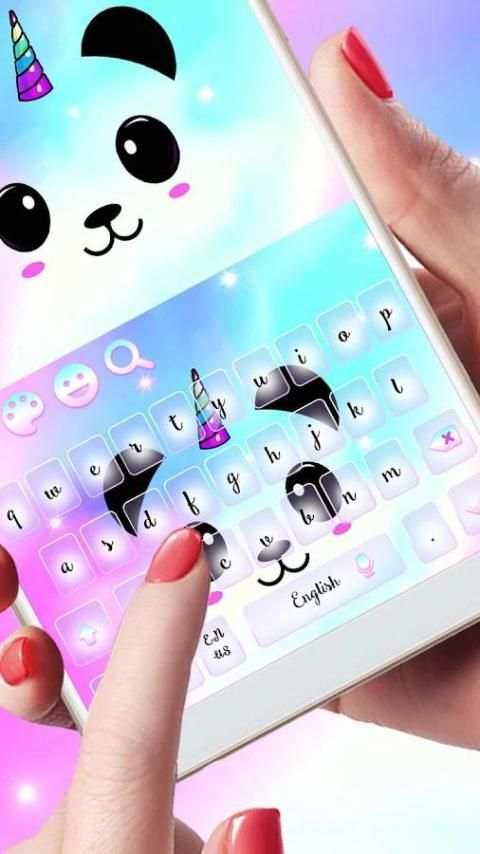 Tema Keyboard Panda Lucu screenshot 3