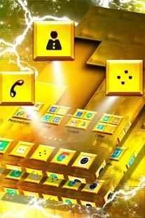 Classy Gold Launcher Theme स्क्रीनशॉट 3