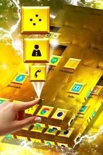 Classy Gold Launcher Theme स्क्रीनशॉट 1