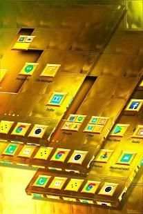 Classy Gold Launcher Theme स्क्रीनशॉट 5