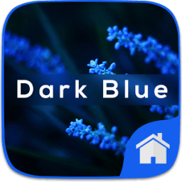 ikon Dark Blue 2 Theme For Computer Launcher