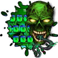Zombie Skull Graffiti Keyboard Theme logo