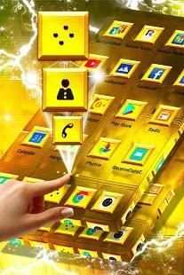Classy Gold Launcher Theme स्क्रीनशॉट 4