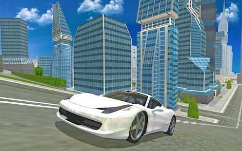 Flying Car Real Driving Simulator 3D screenshot 5