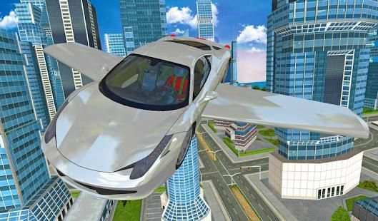 Flying Car Real Driving Simulator 3D screenshot 8