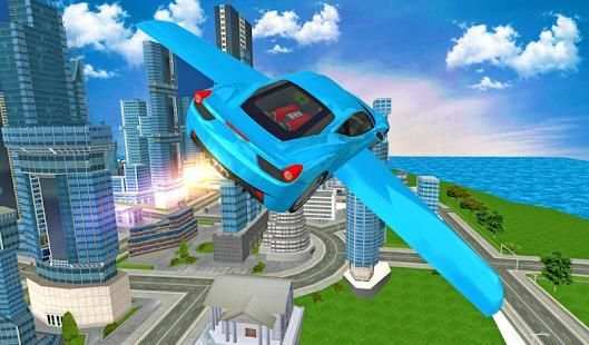 Flying Car Real Driving Simulator 3D screenshot 13