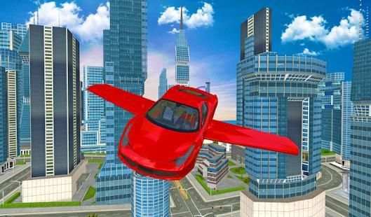 Flying Car Real Driving Simulator 3D screenshot 1