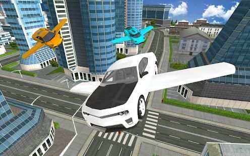 Flying Car Real Driving Simulator 3D screenshot 11