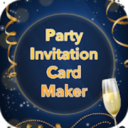 Party Invitation Card Maker आइकन