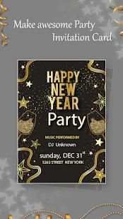 Party Invitation Card Maker स्क्रीनशॉट 3