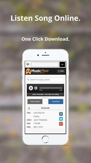 MusicPleer - Music Browser screenshot 1