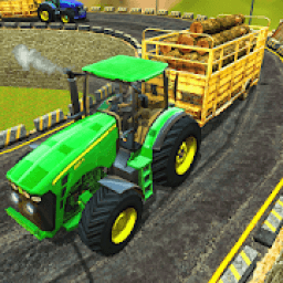 Tractor Trolley Cargo Transport Driver Simulator आइकन