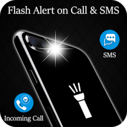 ikon Flashlight Blinking Alert on Call &amp; SMS