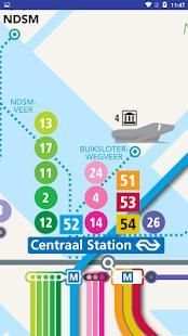 Amsterdam Metro kaart screenshot 1