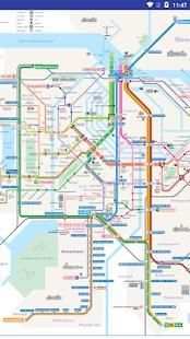 Amsterdam Metro kaart screenshot 4