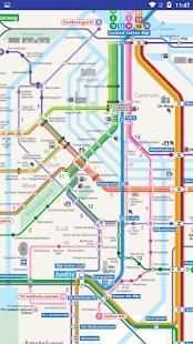 Amsterdam Metro kaart screenshot 3
