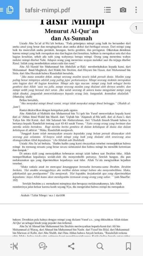 Tafsir Mimpi Mingikut Islam screenshot 2
