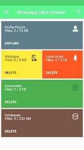 Watsap Data Cleaner screenshot 1
