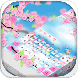 Pink Flower Keyboard Theme icon