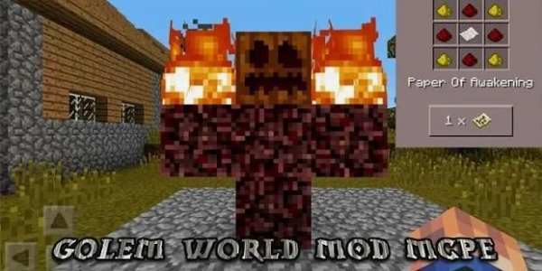 Golem World MOD MCPE screenshot 1