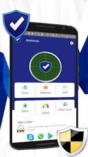 Virus Scanner-Clean: (Antivirus, Applock, Cleaner) screenshot 1