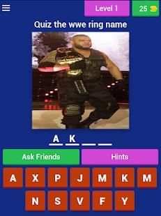 Quiz WWE ring name स्क्रीनशॉट 4