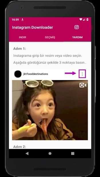İnstagram Video Resim indir screenshot 1
