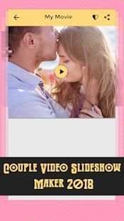 Couple Video Slide Show Maker - 2018 screenshot 1