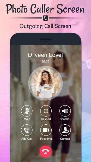 Photo Caller Screen – Caller ID screenshot 1