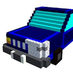 Cars 3D Color by Number: Voxel, Pixel Art Coloring