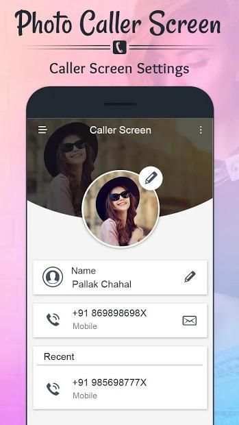 Photo Caller Screen – Caller ID screenshot 3