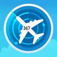 Real Time Flight Radar 24/7 on 9Apps