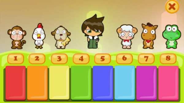 Piano Kids with Ben 10 screenshot 1