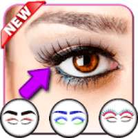 Eyelashes Photo Editor - Eye Makeup Studio