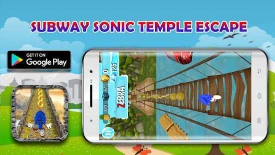 Sonic Run Temple Escape Adventure screenshot 1