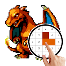 Pokemon - Free Coloring by Number Pixel Art Games icon