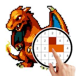 Pokemon - Color by Number Pixel Art Game 1.0