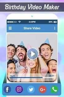 Birthday Video Maker स्क्रीनशॉट 4