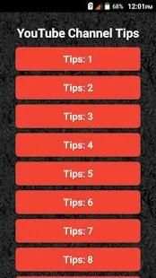 YouTube Channel Tips 2018 screenshot 3