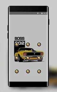 Hand painted yellow vintage racing car theme screenshot 2