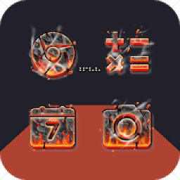 ikon Hot Iron Industry Icon Pack