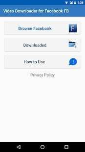 Video Downloader for Facebook FB screenshot 3