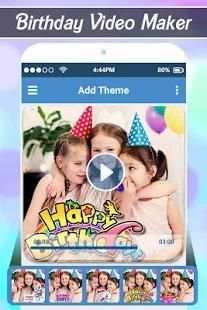 Birthday Video Maker स्क्रीनशॉट 2