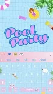 Cool Pool Party Keyboard screenshot 5