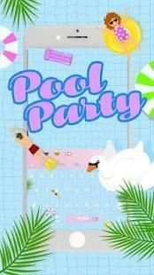 Cool Pool Party Keyboard screenshot 2