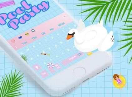 Cool Pool Party Keyboard screenshot 1