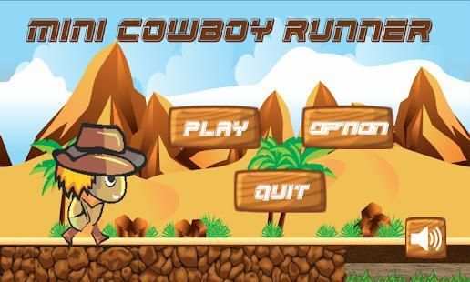 Mini Cowboy Runner screenshot 4