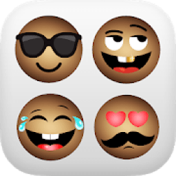 African Emoji Keyboard 2018 - Cute Emoticon आइकन